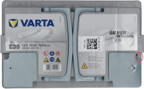 Stopfen Batterie