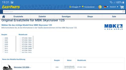 MBK Skycruiser 125