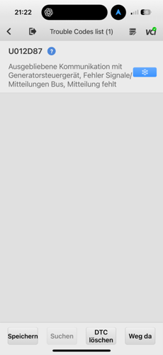 Fehlercode OBD