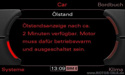 Anzeige-oelstand-a6