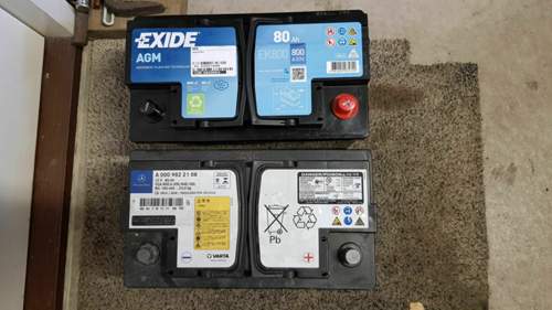 S205 Batteriewechsel alt-neu