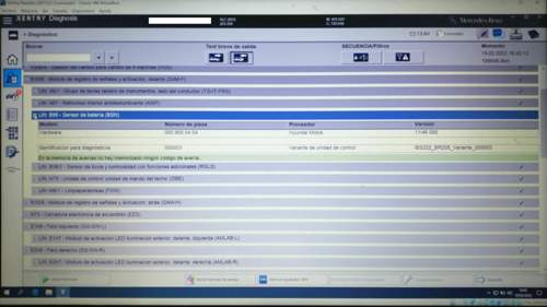 Test sensor batería 1