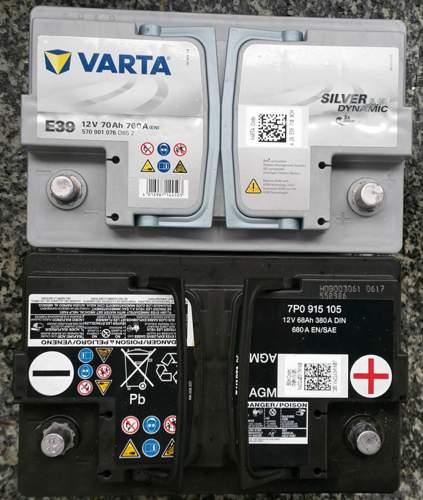 Varta AGM Austauschbatterie