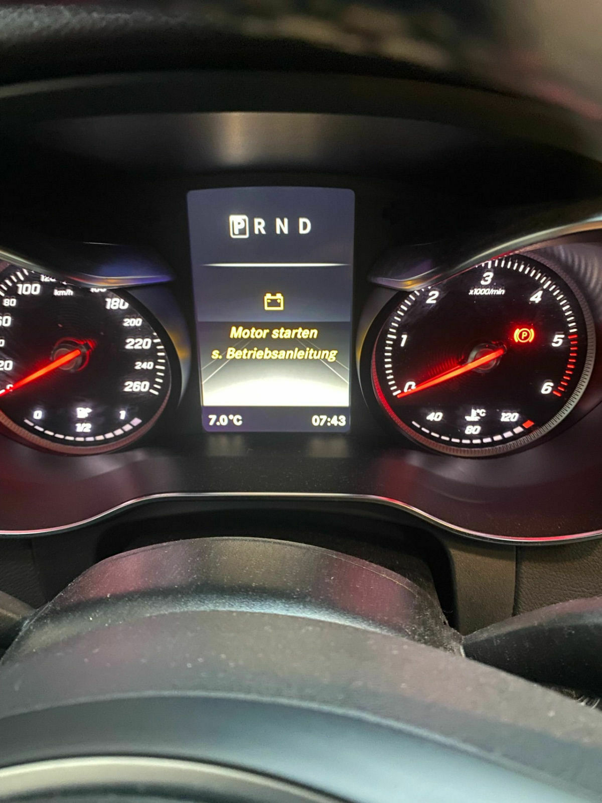 Batteriezustand kritisch
