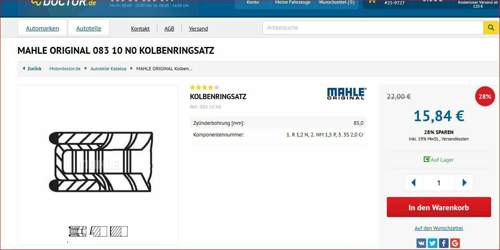 Kolbenringe-mahle