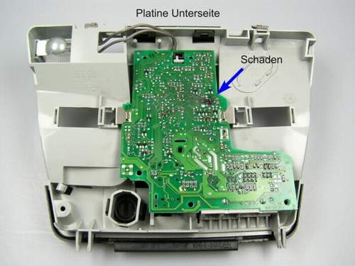 DBE: Platine Unterseite