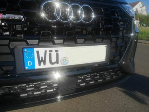 46er Kennzeichen (von Audi geschraubt)