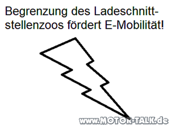 Begrenzung des Ladeschnittstellenzoos fördert E-Mobilität!
