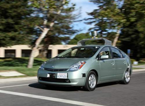 Das erste Google-Auto war ein Toyota Prius