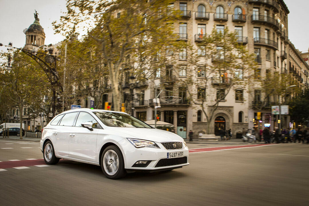 Seat Leon ST: Markante Front mit optionalen LED-Scheinwerfern