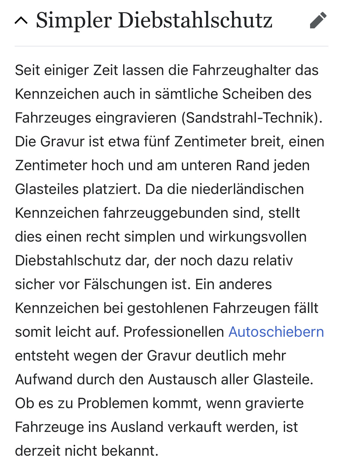 Beide Aussenspiegel geklaut