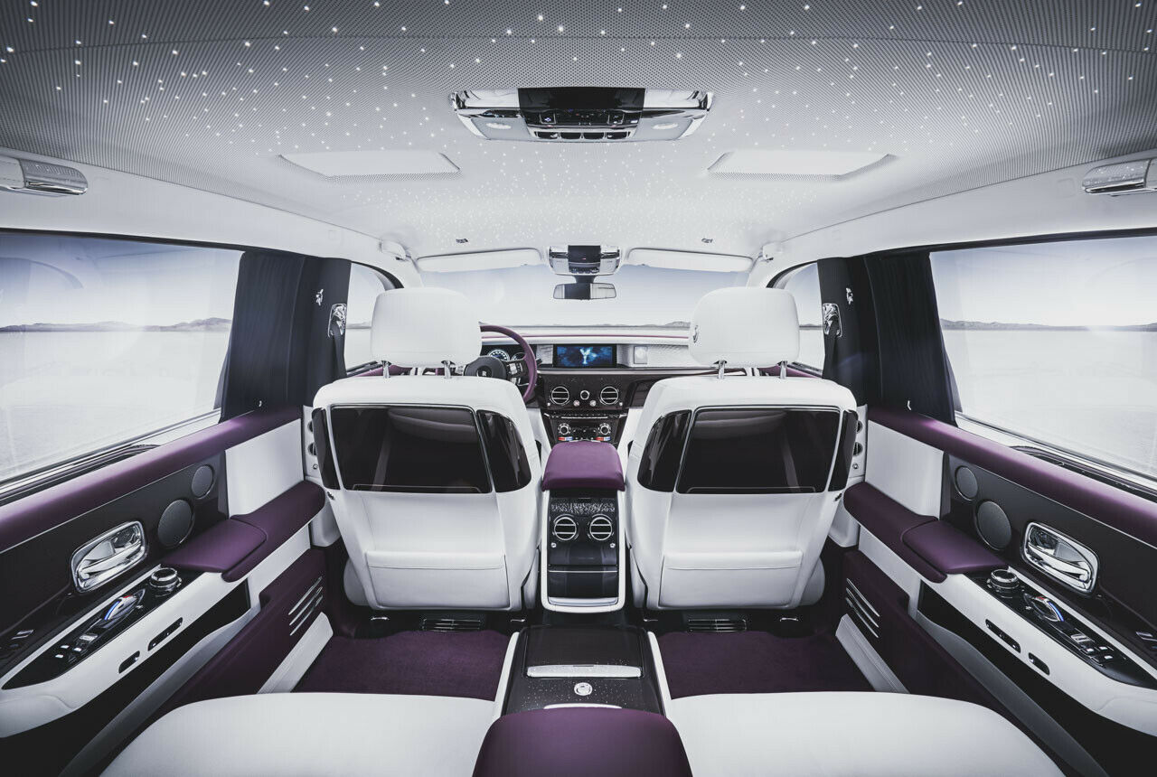 Wichtiges Detail: Die Temperatur-Regulierung kommt bei Rolls-Royce ohne Zahlen aus. Die Passagiere regeln nach Gefühl