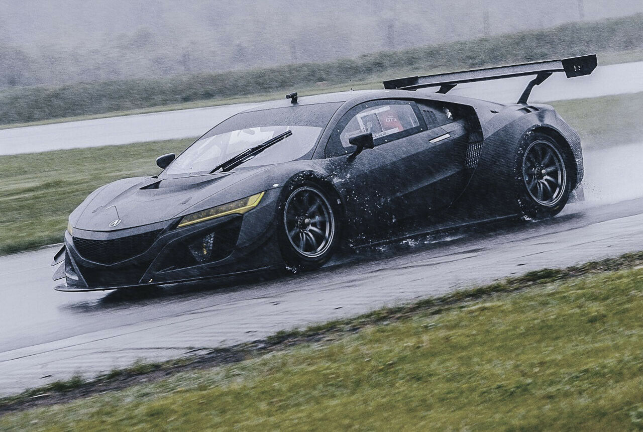 Allradantrieb und Elektromotoren fliegen beim Acura NSX GT3 raus, das GT3-Reglement erlaubt beides nicht