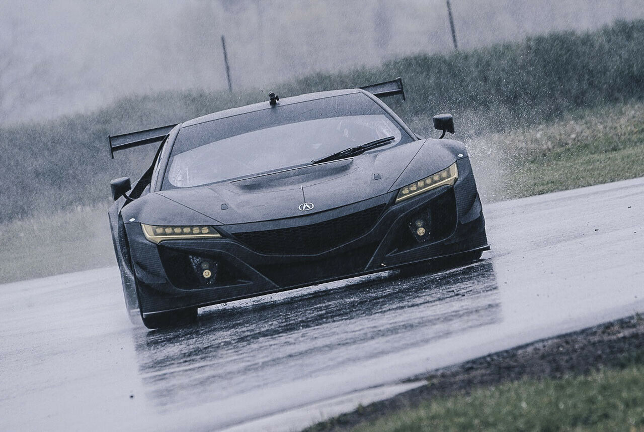 Die Karosserie des NSX GT3 besteht aus Carbon, das Gewicht des Renners nennt Acura noch nicht