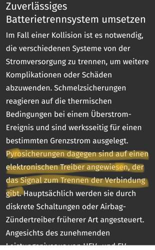 Beschreibung Pyrosicherung