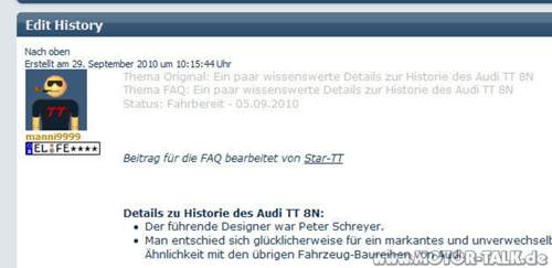 Fehler-history