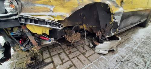 Nach dem Unfall