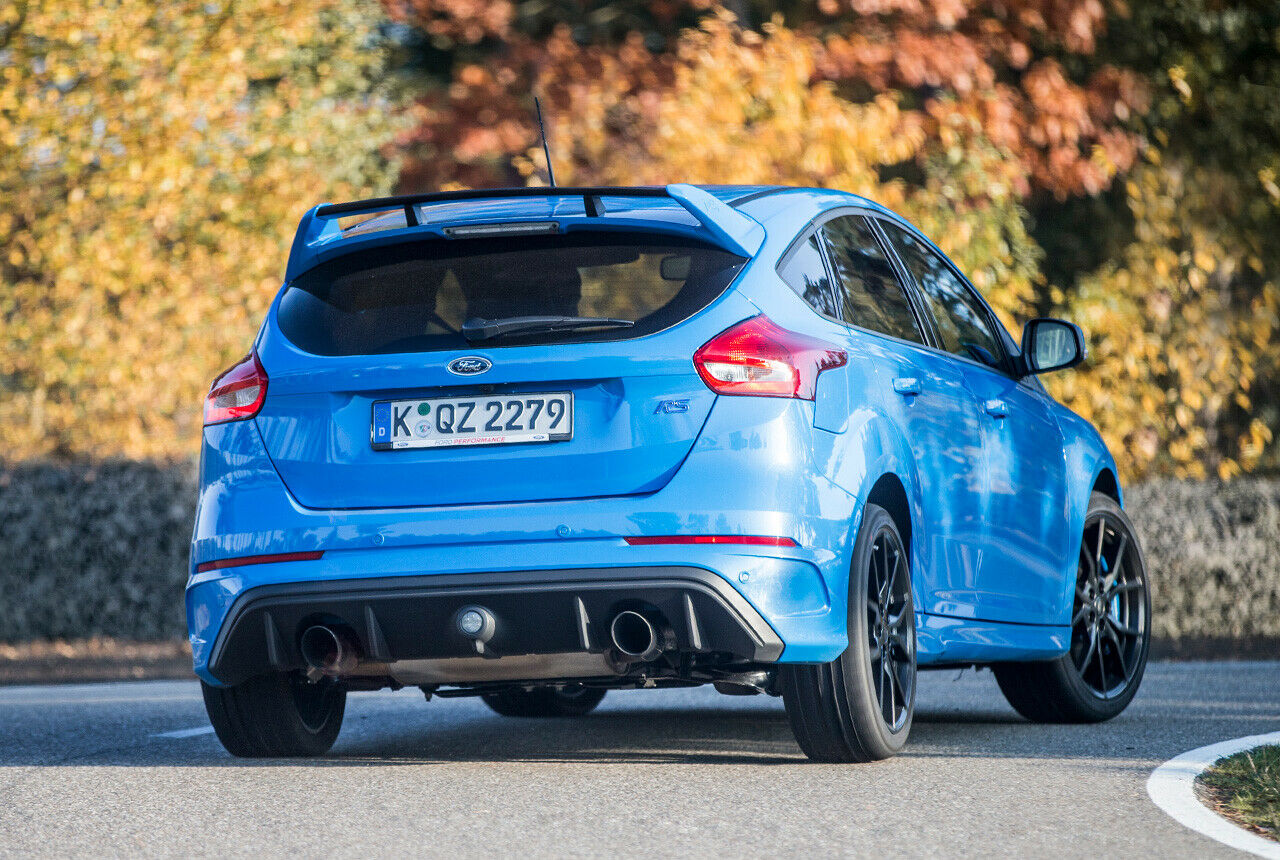 Die zweite Feinstaubschleuder im ADAC-Test ist der Ford Focus RS, er liegt knappt über dem aktuell zulässigen Wert