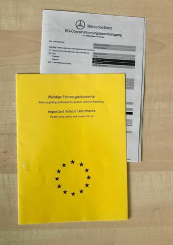 COC, EG-Übereinstimmungsbescheinigung