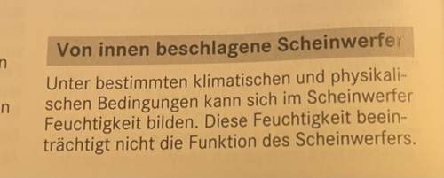 Beschlag im Scheinwerfer.