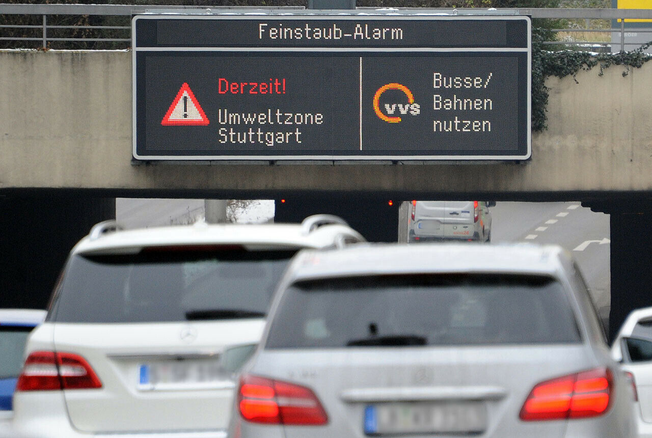 Ab 2018 sollen nur noch Diesel mit Euro 6 in die Innenstadt von Stuttgart dürfen, wenn die Schadstoffbelastung hoch ist