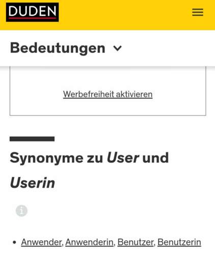 User:in