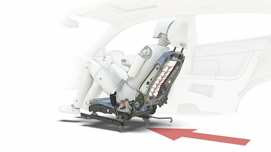 Bestnote für Volvo Schleudertrauma-Schutzsystem beim EuroNCAP-Test