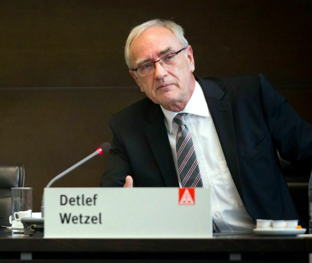 IG-Metall-Chef Detlef Wetzel ist für Gewerkschaftswahl in der VW-Fabrik in USA
