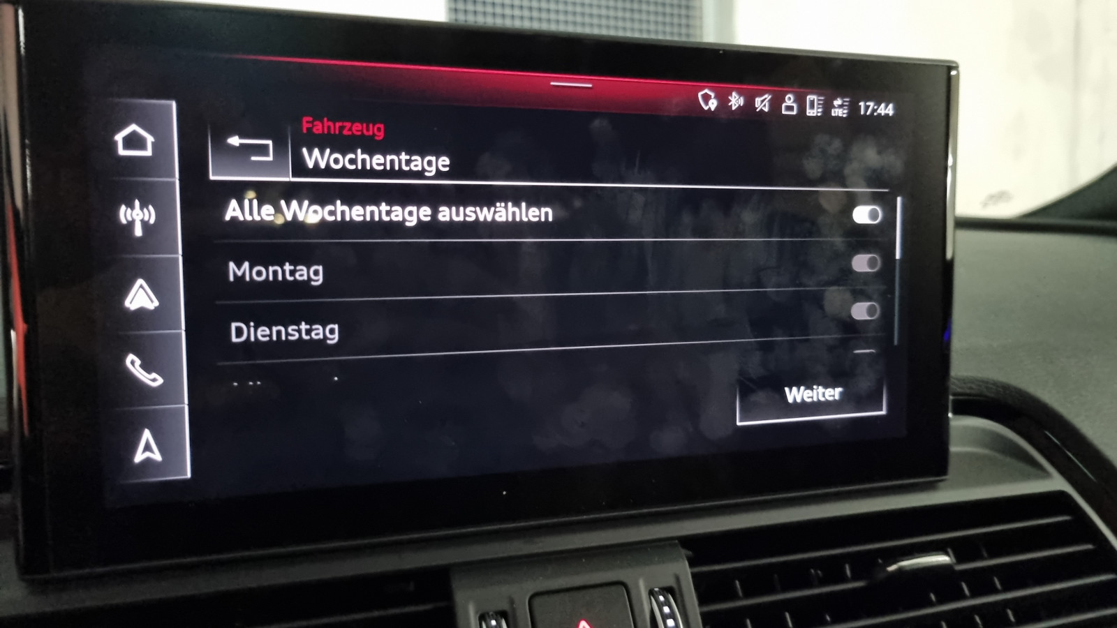 Bevorzugte Ladeteiten einstellen