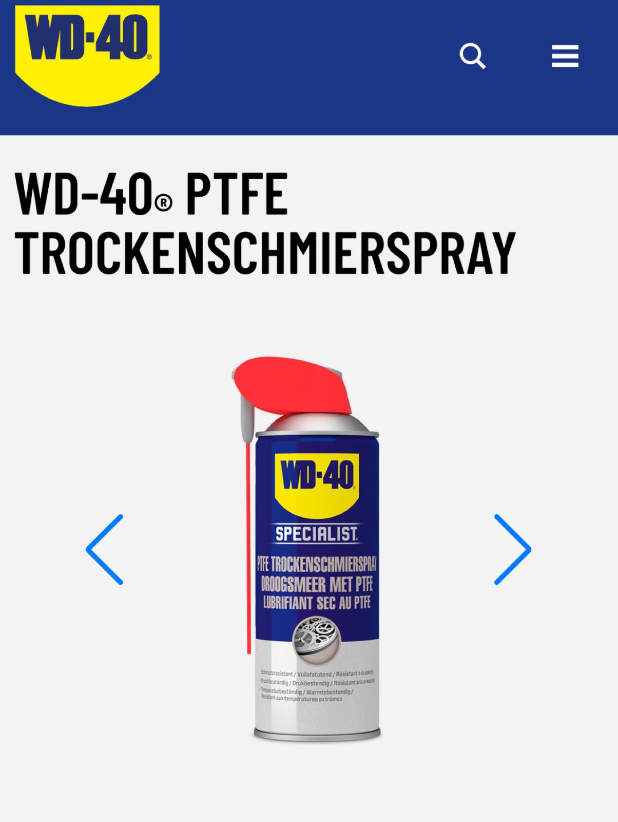 Bewegliche Teile Wartung/Pflege - womit?