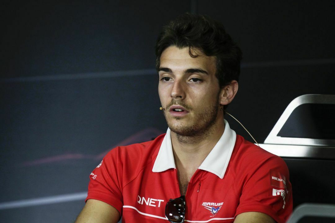 Jules Bianchi während einer Pressekonferenz im März 2013 in Malaysia
