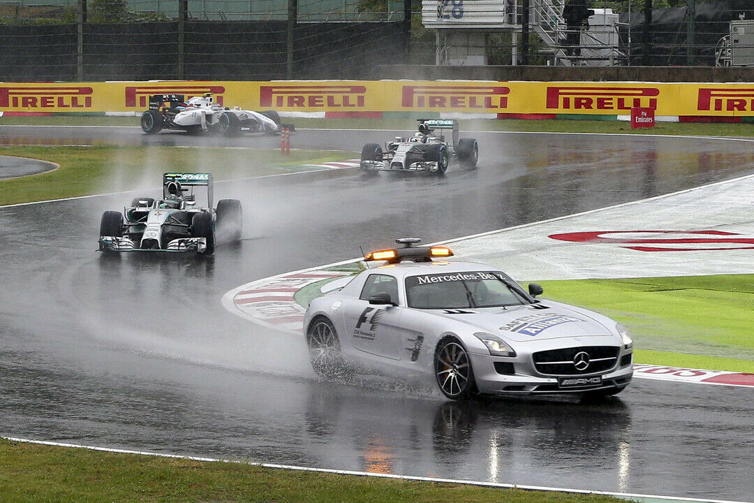 Der Grand Prix in Suzuka war von starken Regenfällen gekennzeichnet