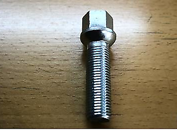 Biete 10 radschrauben m14x1,5 kugelkopf für spurverbreiterung audi/vw/seat