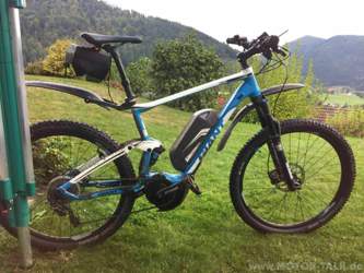 Giant Full-E1 nach einer Tour mit noch original Rahmen