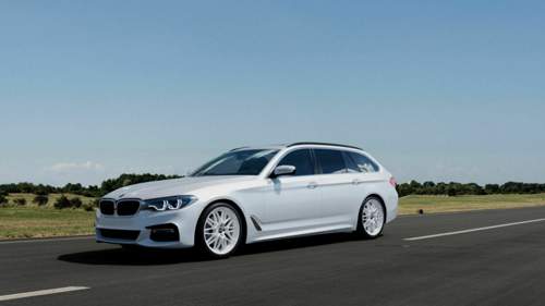 Oxigin-14-oxrock-white-felge-mit-reifen-weiss-in-19zoll-winterfelge-alufelge-auf-weissem-bmw-5er-g31-touring-g5k-mit-15mm-tieferlegung-big-vehicle-airstrip-1-frontansicht-2
