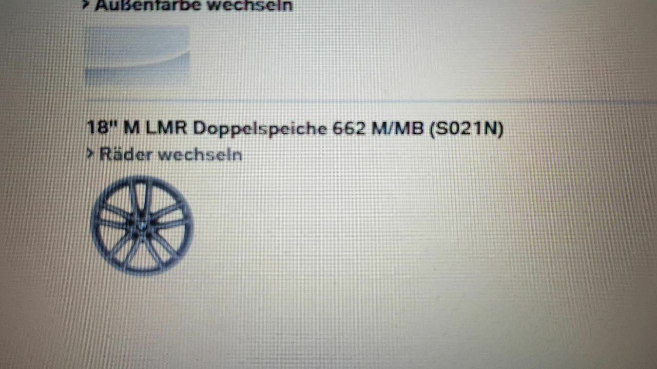 Bilder M Paket mit den Serien M-Felgen 18"