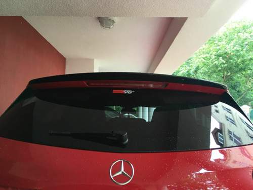 AMG Heckspoilerlippe in Schwarz