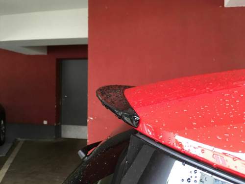 AMG Heckspoilerlippe in Schwarz