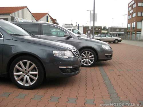 Passat mit Sport und Normal Fahrwerk 2
