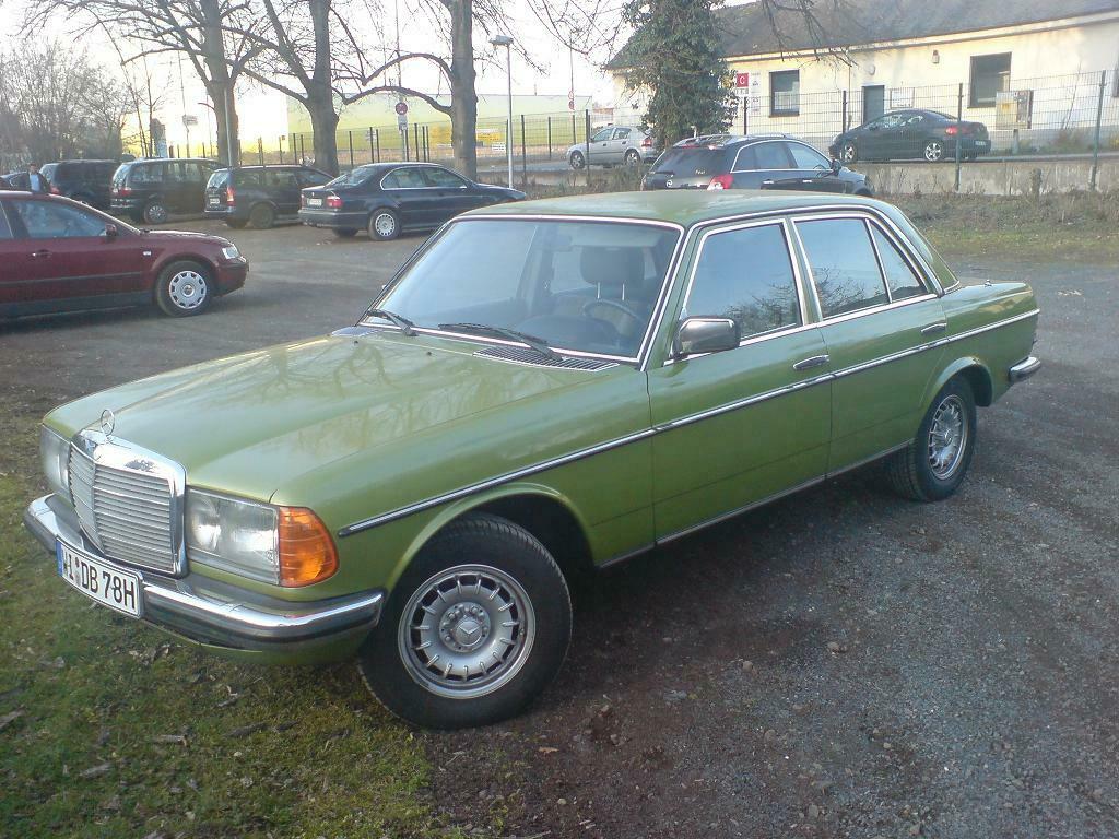 Bilder W123 Citrusgrün....