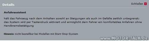 Anfahrassistent