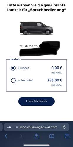 VW T7 Sprachbedienung kaufen