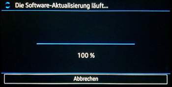 Die Aktualisierung der Sonderziele läuft