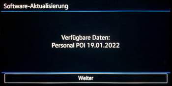 Verfügbare, gefundene Daten auf dem Datenträger