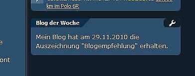 Blog der Woche