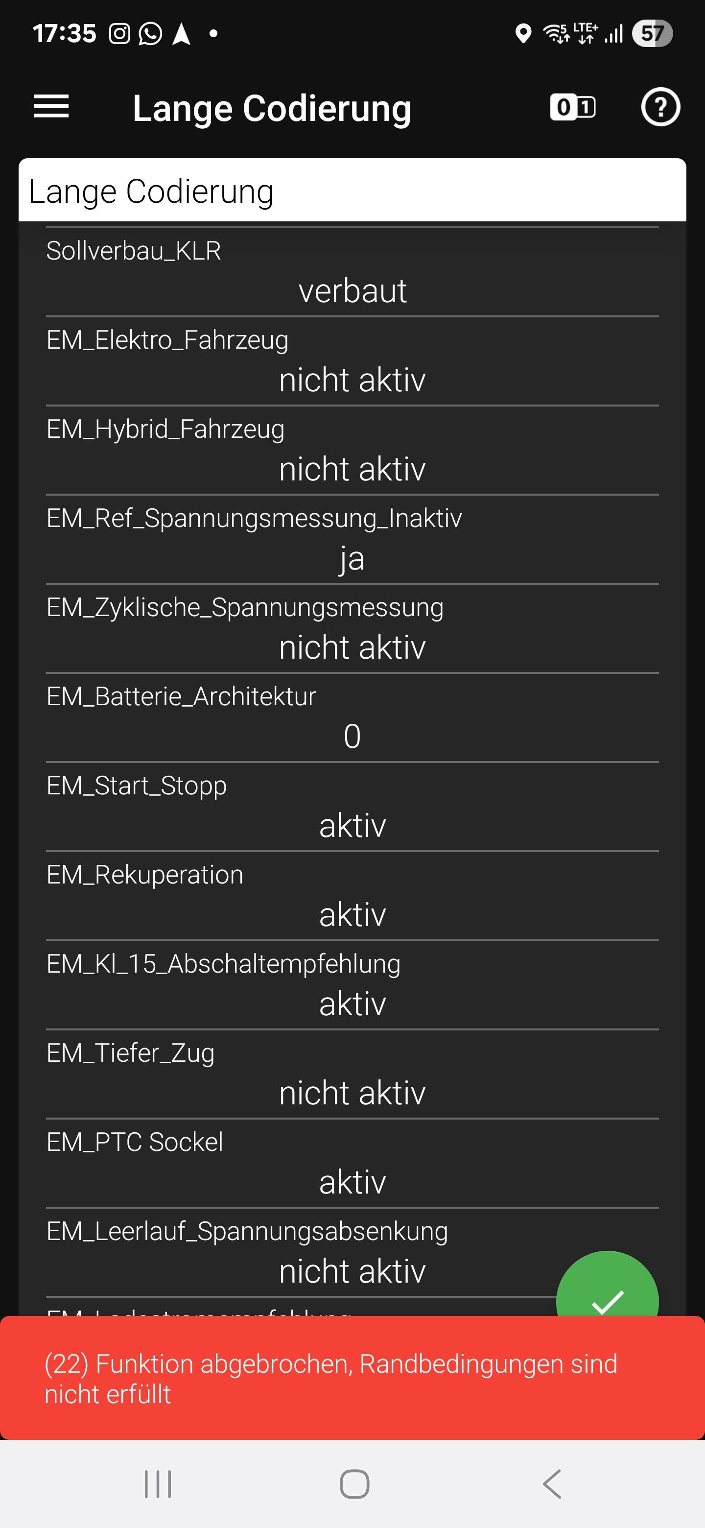 BMS erlaubt aufladen nur bis 80%, dann wird gnadenlos entladen und Batterie Spannung fällt ab :(