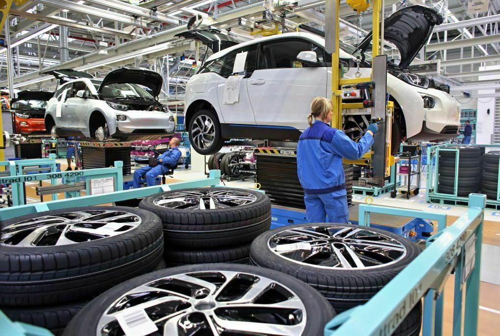 Der BMW i3 wird in Leipzig produziert