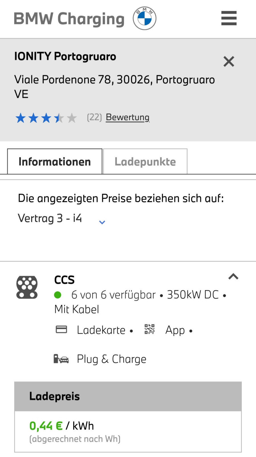 BMW Charging