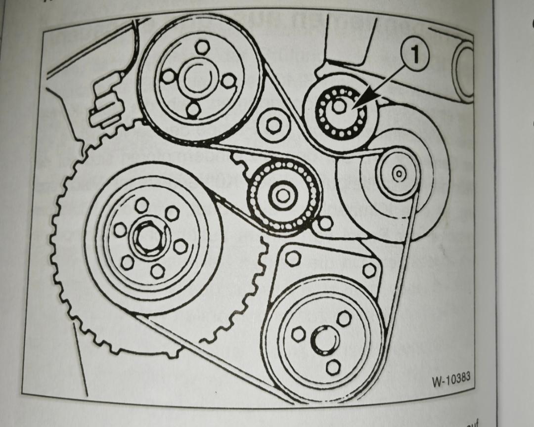 323i Spannrolle Schraube rund: brauche Hilfe