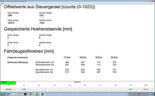 Offsetwerte